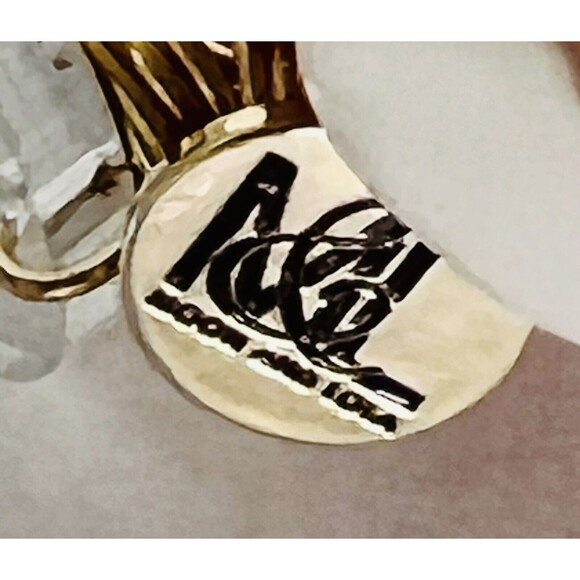 Moon & Lola “R” Wired Bangle Bracelet Mirrored New with Tags Retail $36 - Picture 6 of 7